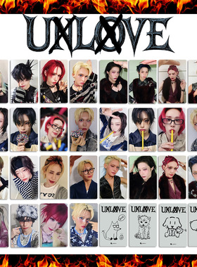 XLOV专辑UXLXVE周边自印特典卡 haru同款Jump Up 特典小卡UNLOVE
