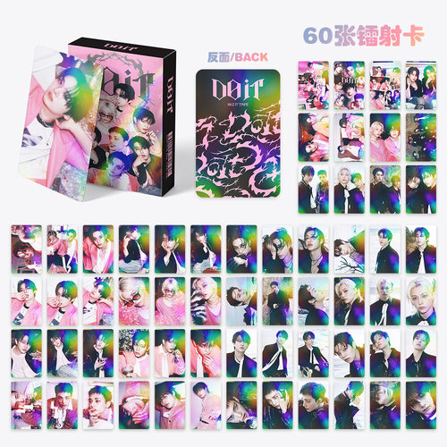60张镭射卡STRAYKIDS明星照片卡