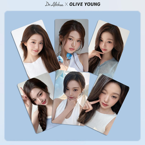 张元英wonyoung代言艾西儿小卡OLIVE YOUNG圆自制照片周边应援ive