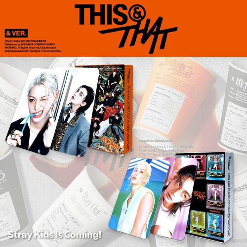 StrayKids人物双面明信片套装