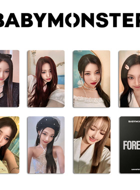 BABYMONSTER宝怪WVS卡TMRA特典打歌浴袍卡签售卡 FOREVER自制ins