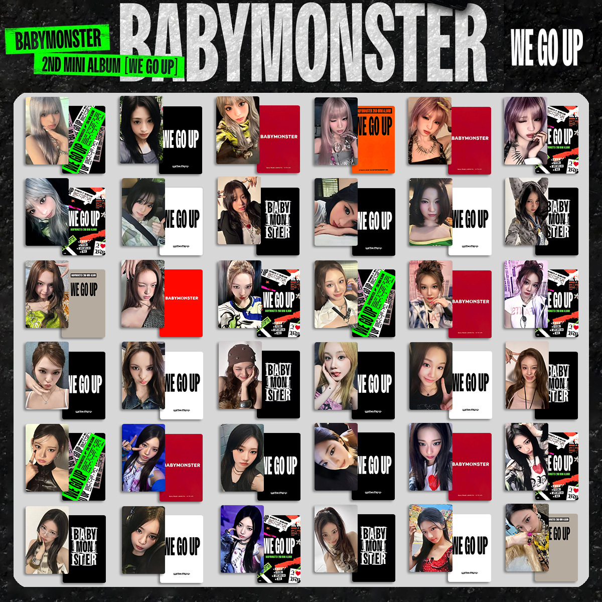 BABYMONSTER宝怪WEGOUP自制卡