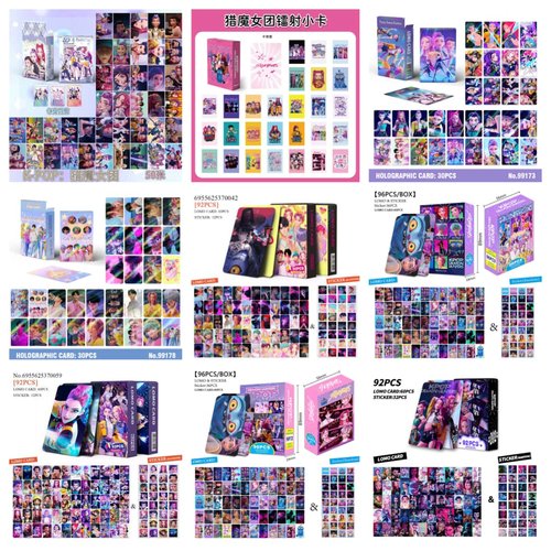 LOMO卡沙加男团魔女双面小卡ins