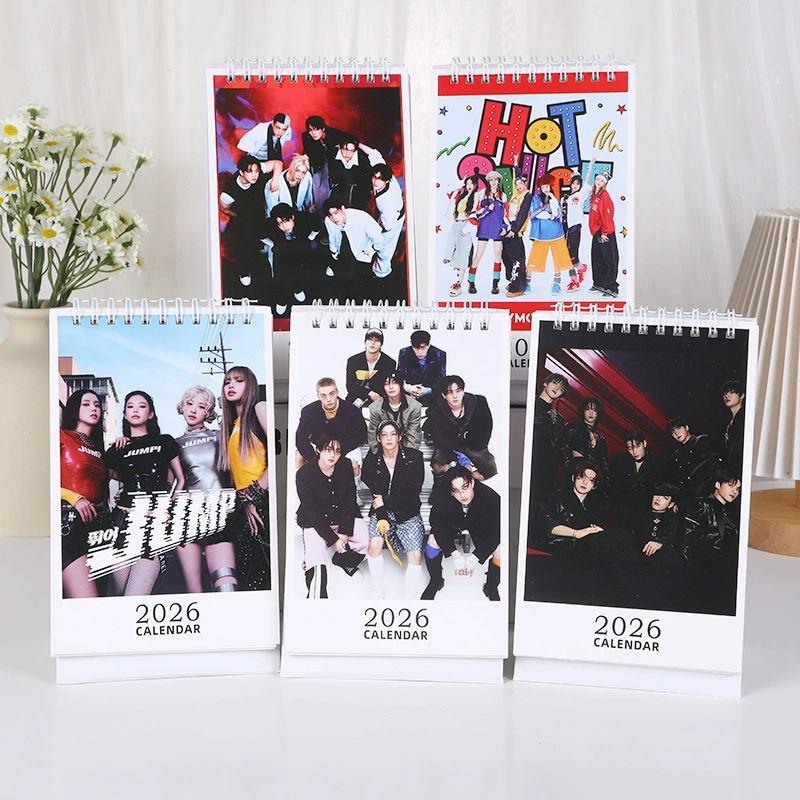 2026年明星周边新款台历摆台送人