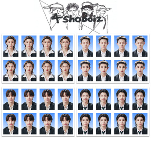 LNGSHOT龙虾 组合证件照 权五律 SHOT CALLERS周边一寸照片B