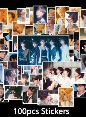 现货100张T团MINISODE 3:TOMORROW贴纸休宁凯姜太显周边装饰贴ins