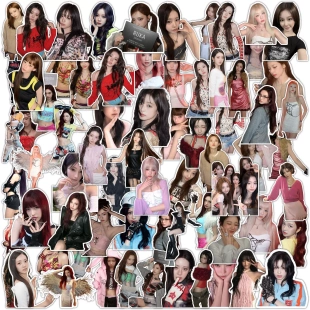 70张KPOP韩女团宝怪babymonster新专CHOOM贴纸郑雅环ASA装饰贴画