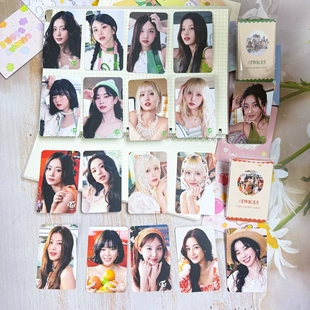 TWICE照片小卡 兔瓦斯5TH GENERATION林娜琏周子瑜周边明星卡ins