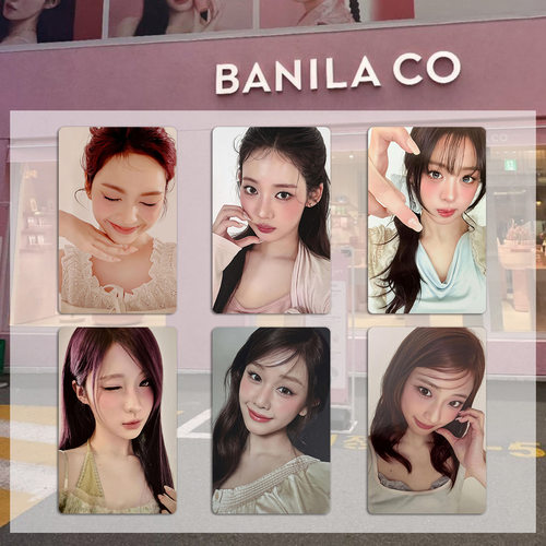 BABYMONSTER代言BANILA CO小卡 BM芭妮兰4.0联名周边小卡自印礼物