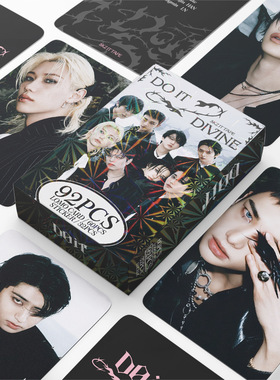 预售92张小卡STRAYKIDS新专辑DOIT收藏三寸照片卡贴纸双面LOMO卡