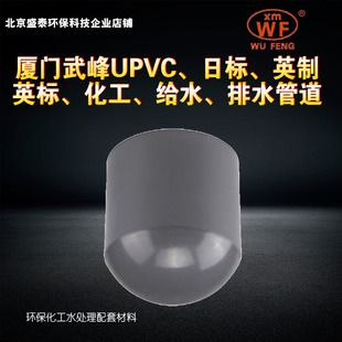 SLG 英制英标JIS日标UPVC管帽DN40 DN50 DN65 DN80管材堵头pvc