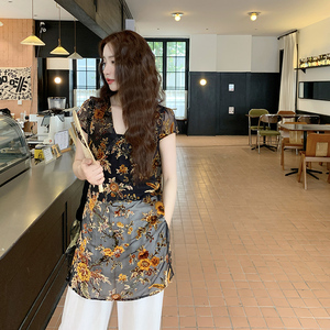 新中式国风套装女2025夏季新款高级感气质刺绣上衣阔腿裤两件套图片