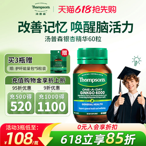 补脑记忆力银杏精华胶囊