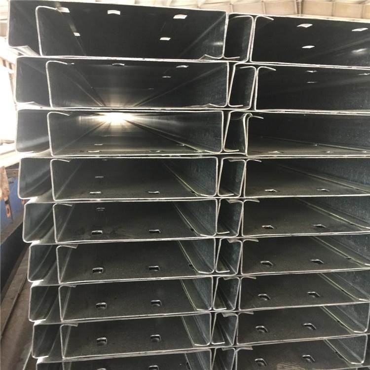 冷弯C型钢镀锌C型钢热镀锌檩条冲孔c型钢160*50*20可送货