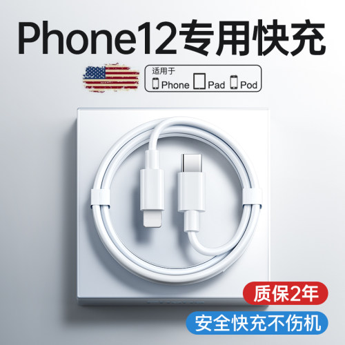 适用于iPhone12系列快充数据线