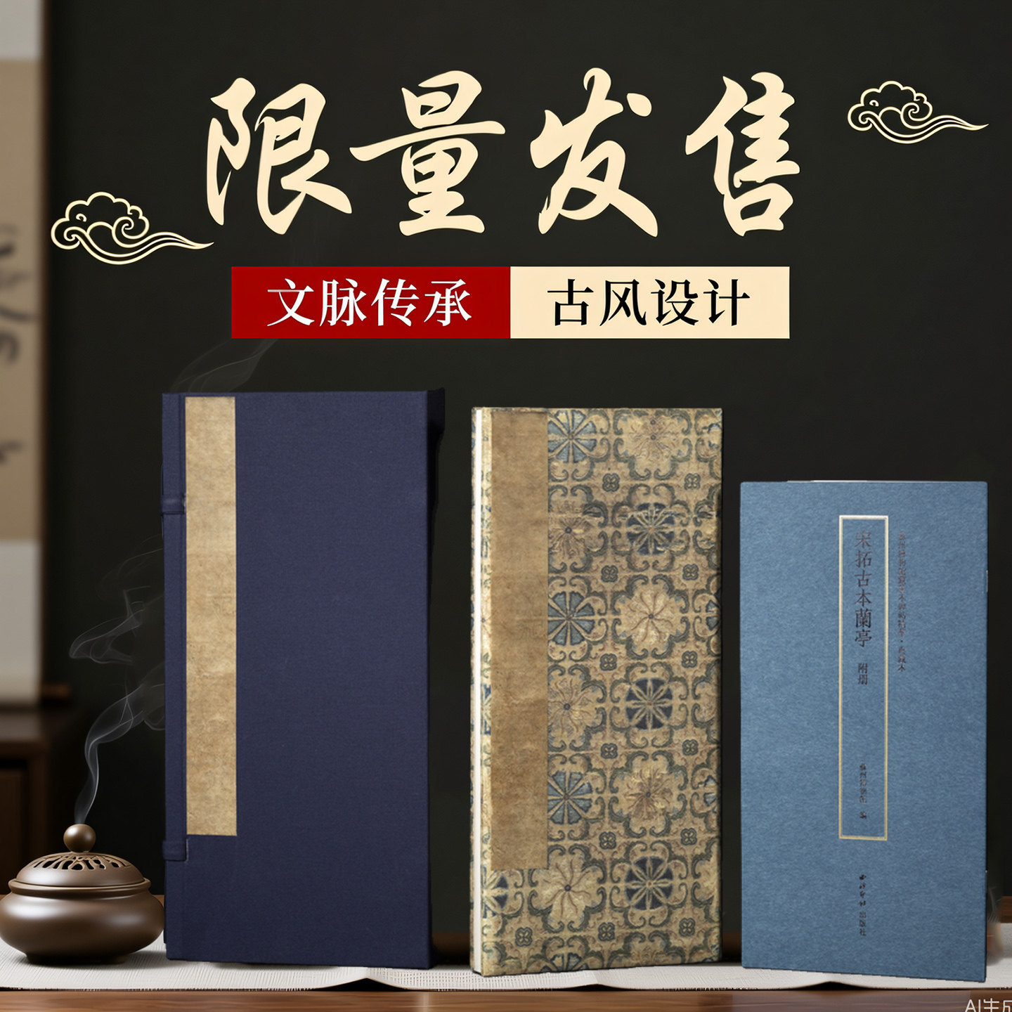 【典藏本】宋拓古本兰亭 苏州博物馆藏善本 传世公认北宋拓本王羲之行书毛笔书法临摹字帖 历代名家经典原大原色高清原碑帖收藏本