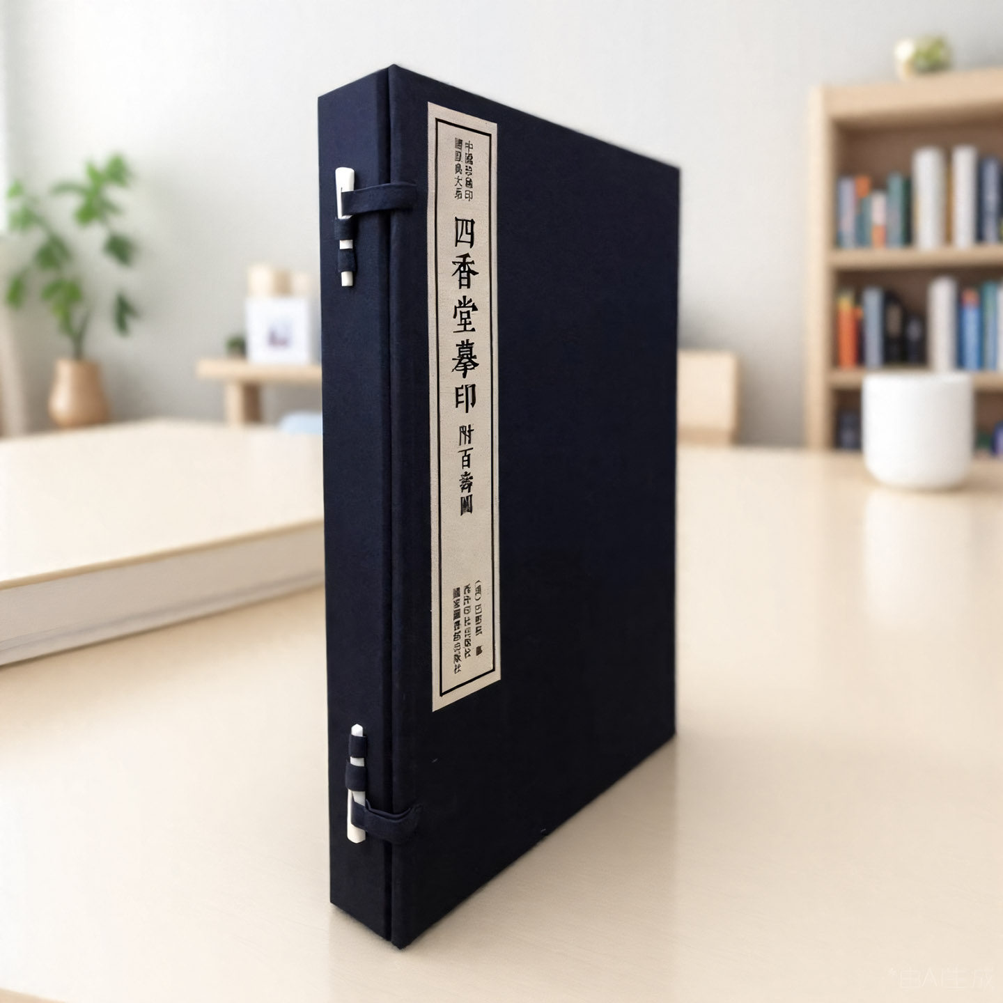 四香堂摹印附百寿图一函三册 手工宣纸线装函套包装篆刻临摹本 中国珍稀印谱原典大系 历代名家篆刻印谱印章临摹收藏鉴赏 西泠印社