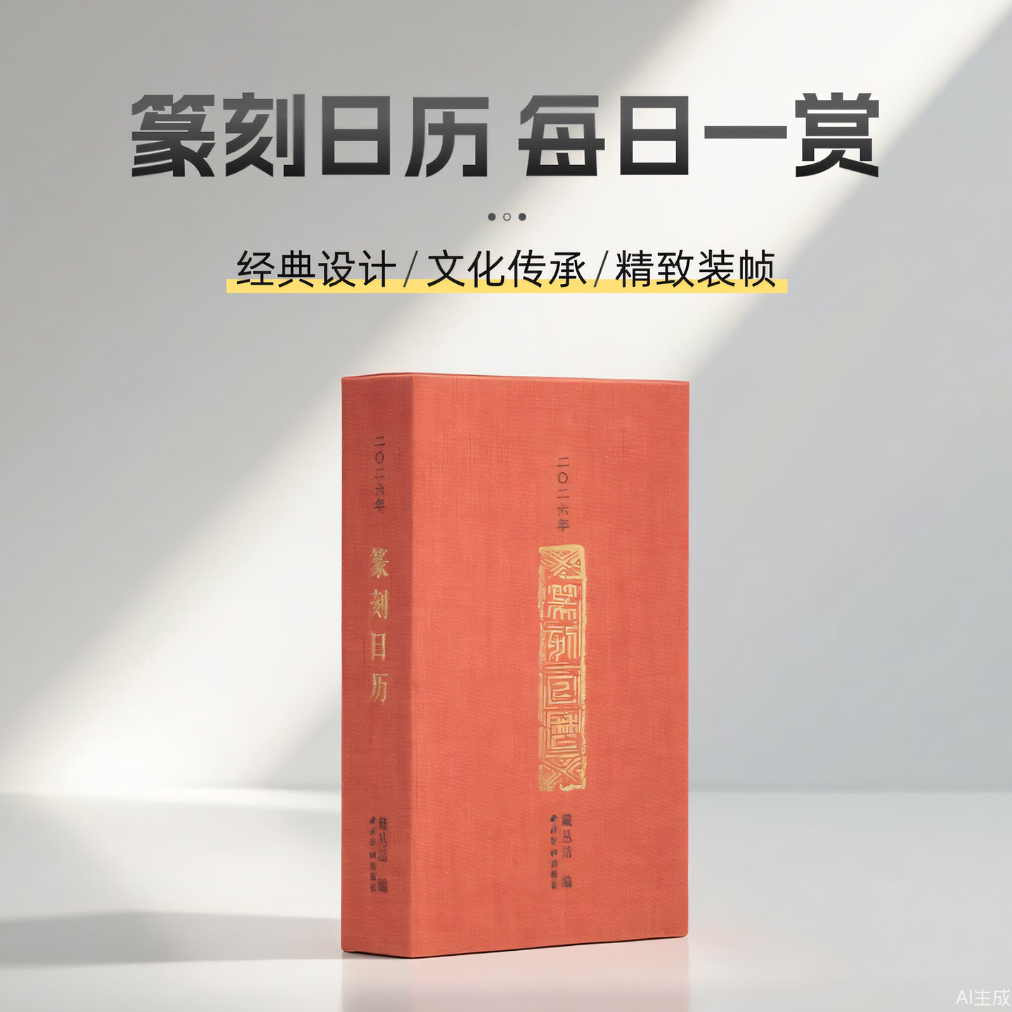 【版本任选】西泠印社2026年篆刻日历马年 收录历代名家印作原拓印谱边款拓印临摹收藏鉴赏 日历文创摆件送礼 西泠印社出版社
