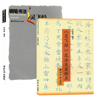 钢笔书法灵飞经套书全2册 笔画部首结构章法技法图解中小学生成人临摹书法练字帖硬笔楷书入门教程教材 钢笔速成基础训练教材书籍
