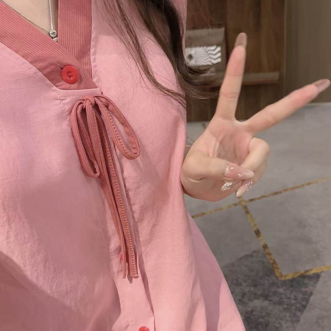 新4号睡衣女夏季薄款捡漏云朵棉睡衣短袖睡裙可外穿家居服睡裙