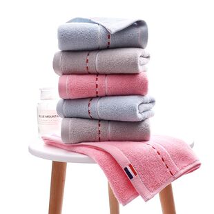 纯棉毛巾柔软加厚全棉条纹断档面巾定做家用洗脸洁面吸水礼品毛巾