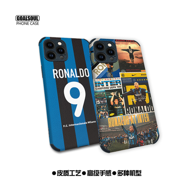 国际米兰小羊皮纹美式复古