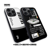 手机壳ip15 K80欧冠15PM米14 尤文图斯 17Promax尤文P70 60足球K70 15全包mate60 70PRO皮质软壳iQOO13