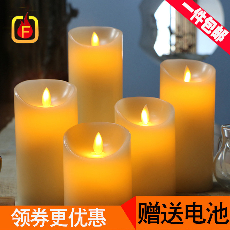 led电子蜡烛灯摇摆仿真婚庆表白