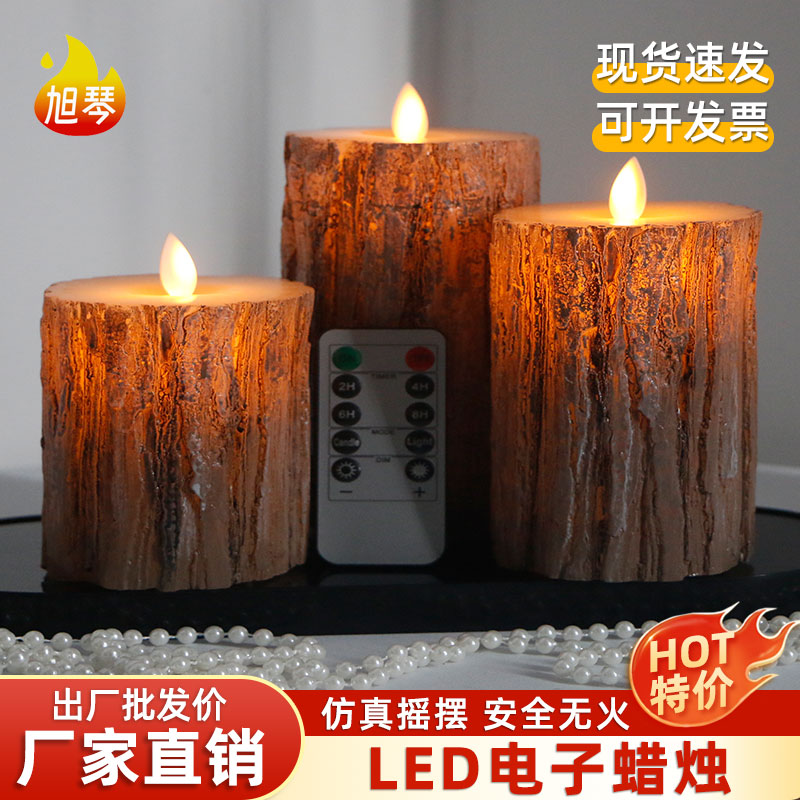 led松树电子蜡烛灯婚庆浪漫装饰