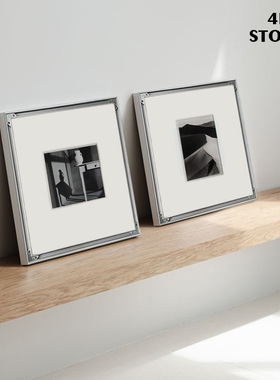 4ES| 黑白剪影&沙丘 极简小众当代艺术客厅挂画 书房文艺装饰画