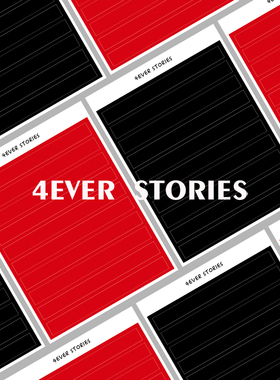 4ES | 性冷淡风极简风手账卡片装饰黑色红色细胶带不干胶贴纸