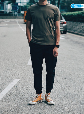 GarCle 紫标 coolmax 收脚裤 立体剪裁机能面料 清凉透气 男裤