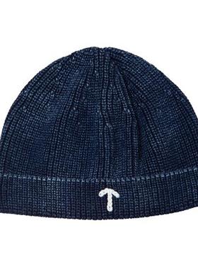 HDK(海觉）2代INDIGO KNITTED HAT 箭头海军冷帽  蓝染手工水洗