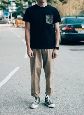 GarCle 18SS Franch 双褶九分阔腿法式工装裤 COOLMAX版