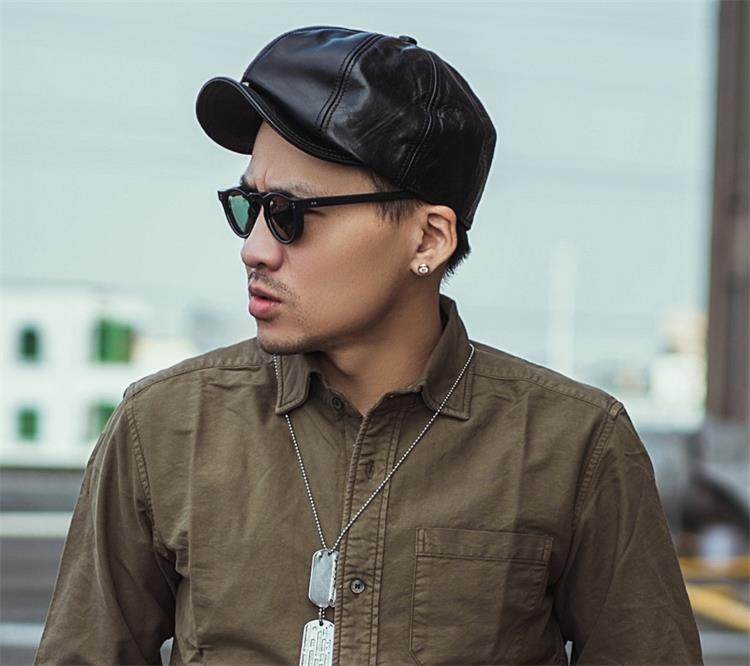 HDK(海觉) 经典报童帽 horse hide茶芯马皮 可以养的帽子皮帽,服饰配件/皮带/帽子/围巾,帽子,淘宝优惠券,粉丝福利购,淘宝优惠卷