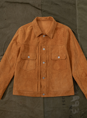 HDK(海觉）24款分割版 101JKT 马毛皮牌 铬鞣马皮头层反做 宽松型