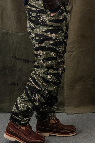 海觉迷彩常规虎纹休闲裤工装