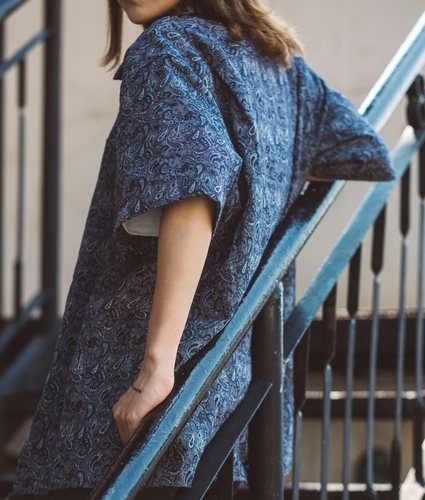 hdk海觉系列立体日本腰果花衬衫