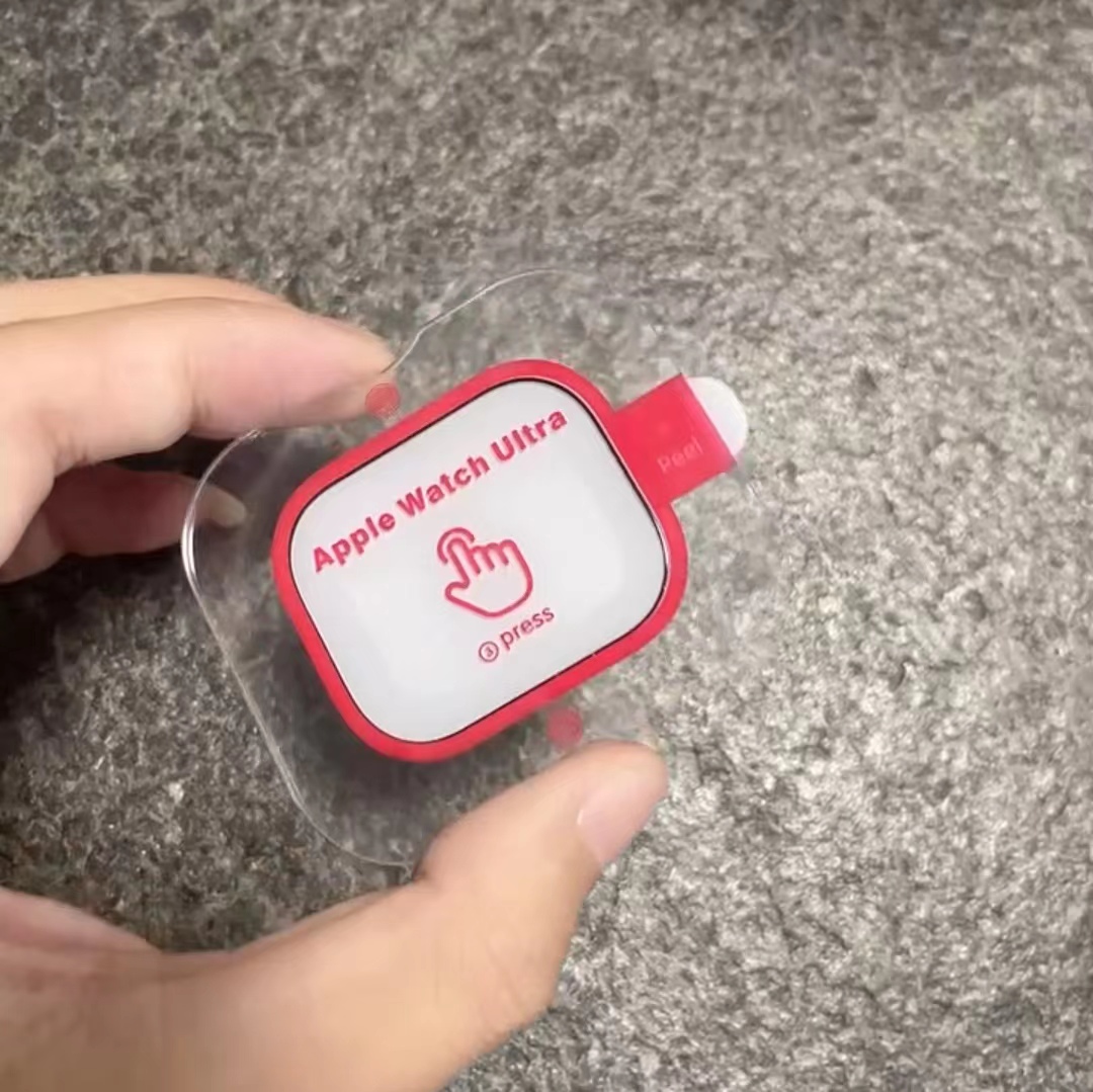 带定位器苹果手表钢化玻璃膜