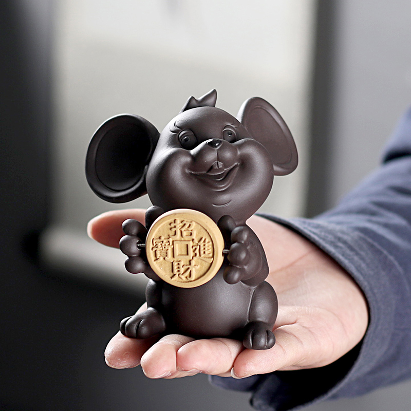 紫砂精品茶宠陶瓷茶具茶桌摆件