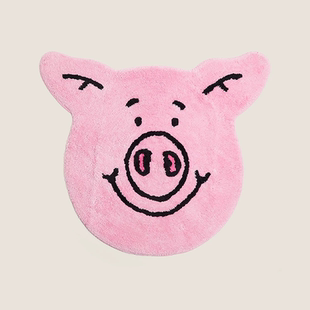 正品代购 英国玛莎猪浴垫 Percy pig地垫 100%纯棉卡通可爱珀西猪