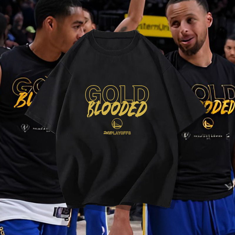 NBA球星库里短袖印花T恤夏季宽松体育类半袖上衣