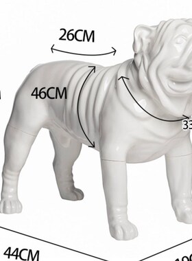新款狗模型可拆卸狗胸背宠物衣服宠物用品直播间杜高犬展示狗模型