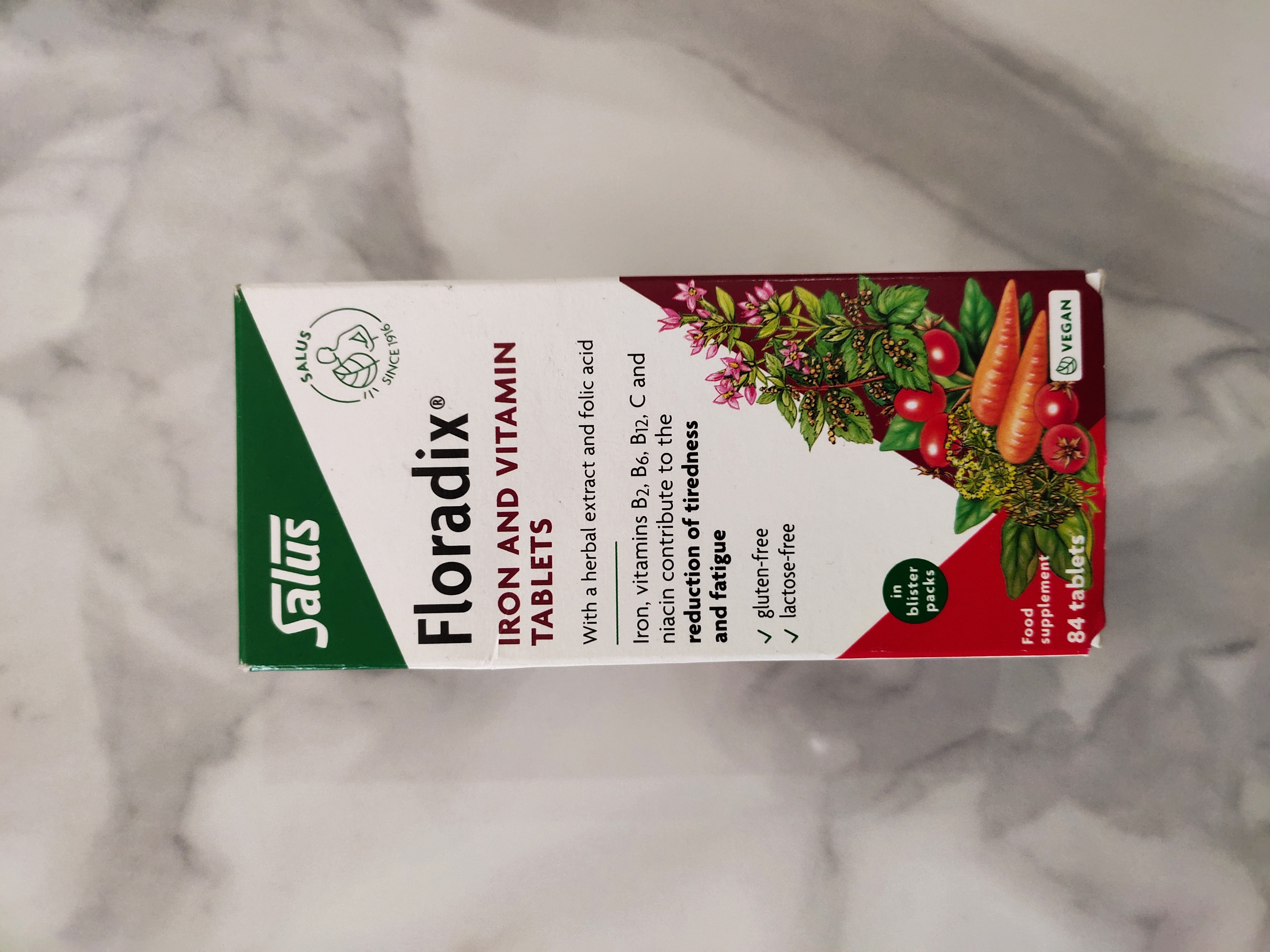 德国铁元片剂Floradix补血补铁