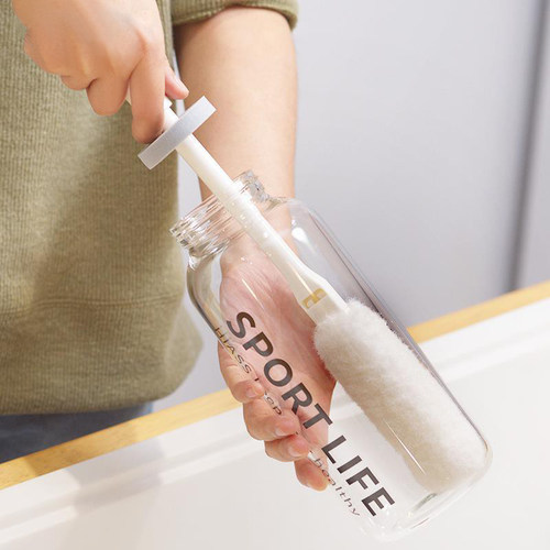 日本进口长柄杯刷奶瓶刷