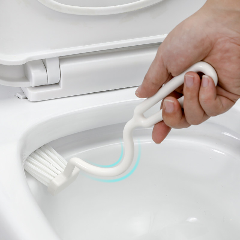 日本进口家用壁挂式马桶刷子无死角卫生间厕所蹲便器缝隙清洁神器