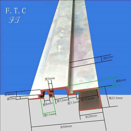 全新加厚型安装铝型材轨道导轨接近开关感应滑块安装螺丝拉杆配件