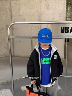 新元素中大童韩版男童春秋两面穿宽松休闲百搭夹克简约上衣外套