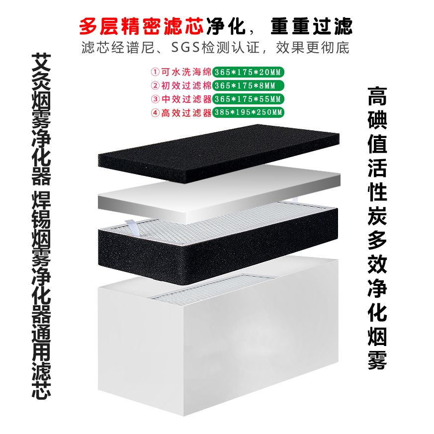艾灸仪焊锡净化器滤芯