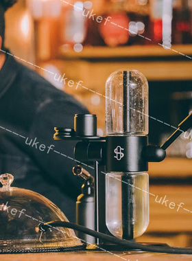 阿拉伯水烟进口高档网红木头壶铝合金不锈钢shisha水烟壶全套mig